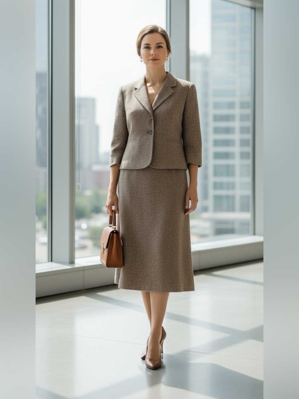 Vintage Evan Picone Skirt Suit Size 10